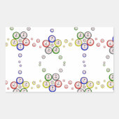 Bingo Balls Rechthoekige Sticker (Voorkant)