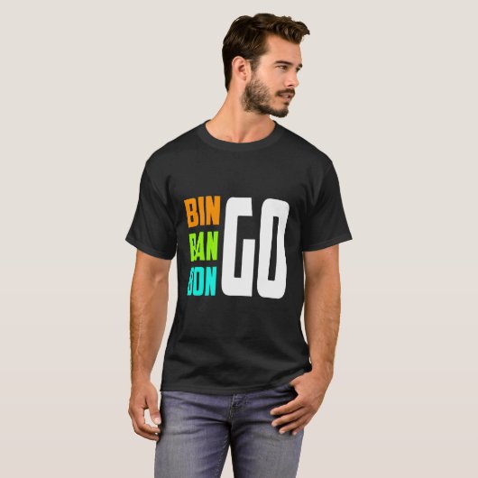 Bingo Bango Bongo Drums T-shirt (Voorkant volledig)