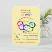Bingo Bash Thème Amusant Colorful Invitation de la (Debout devant)