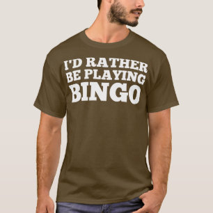 Bingo Bingo Speler Bingo Caller T-shirt