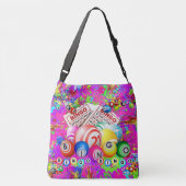 Bingo Bingo Splattered Paint Crossbody Tas (Achterkant)