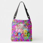 Bingo Bingo Splattered Paint Crossbody Tas (Voorkant)