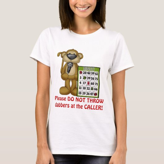 Bingo Caller Monkey womens t-shirt (Voorkant)