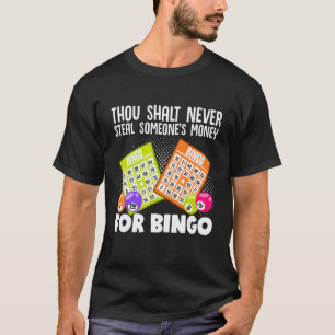 Bingo Caller Speler Lucky Bingo 16 T-shirt