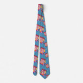Bingo Card Any Color Background Necktie Stropdas (Achterkant)