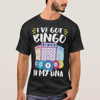 Bingo Card Game Grandma Bingo Player Bingo Cards   T-shirt
