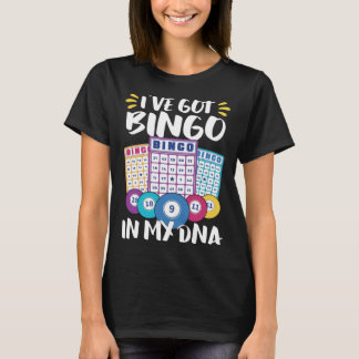 Bingo Card Game Grandma Bingo Player Bingo Cards   T-shirt