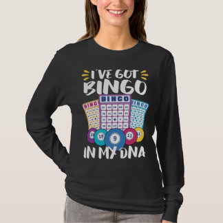 Bingo Card Game Grandma Bingo Player Bingo Cards   T-shirt
