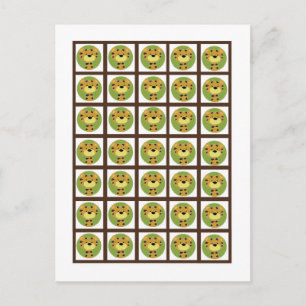 Bingo Card Markers Oerwoud Tales Safari Briefkaart