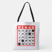 Bingo Card Shoulder Bag Draagtas (Voorkant)
