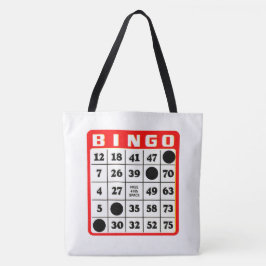 Bingo Card Shoulder Bag Draagtas