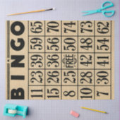 Bingo Card Tissue Paper Tissuepapier (Craft)
