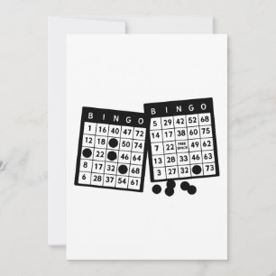 Bingo cartes jetons jeu illustration