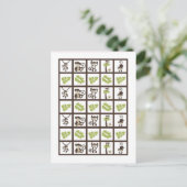 Bingo Cartes Marqueurs Monkey Heure Zoo Animal (Debout devant)