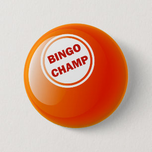 BINGO CHAMP BINGO BALL RONDE BUTTON 5,7 CM