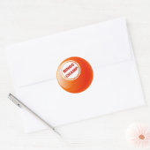 BINGO CHAMP BINGO BALL RONDE STICKER (Envelop)