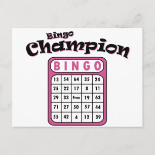Bingo Champion Briefkaart