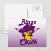 Bingo Chick #9 Briefkaart (Voorkant / Achterkant)