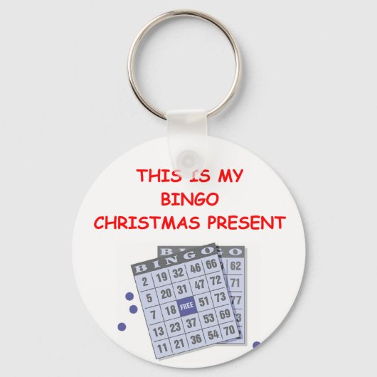 BINGO cristmas Sleutelhanger (Voorkant)