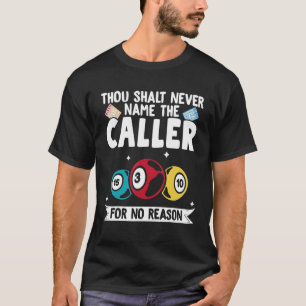 Bingo de Speler Lucky Bingo 37 van de Bezoeker van T-shirt