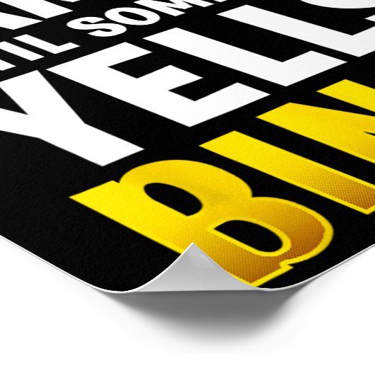 Bingo Design voor Mannen Vrouwen Bingo Novelty Gam Poster (Hoek)