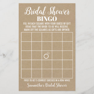 Bingo-engelse spaanse rustige Vrijgezellenfeest