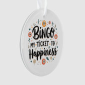 Bingo est mon billet pour le bonheur Funny Bingo J (devant)