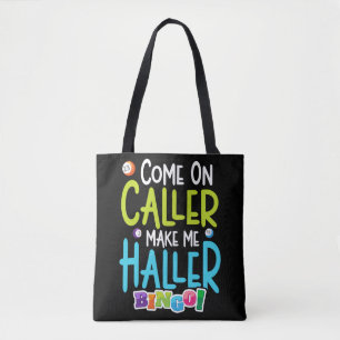 Bingo Funny Player maakt me Holler Draagtas