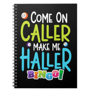 Bingo Funny Player maakt me Holler Notitieboek