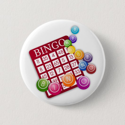 Bingo Game Ronde Button 5,7 Cm (Voorkant)