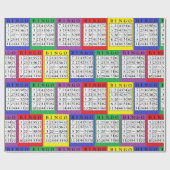 BINGO Gift Wrap Cadeaupapier (Vlak)