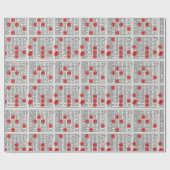 Bingo Gift Wrap Cadeaupapier (Vlak)