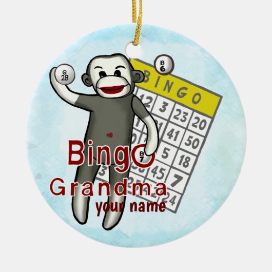 Bingo Grand-mère ornement (Devant)