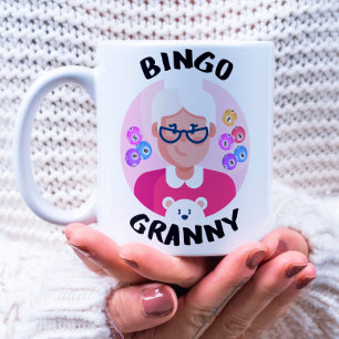 Bingo granny   Funny bingo oma Koffiemok
