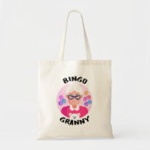 Bingo granny | Funny bingo oma Tote Bag (Voorkant)