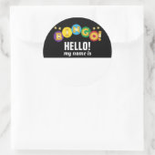 Bingo Hallo Naam Sticker (Tas)