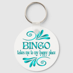 Bingo Happy Place Sleutelhanger