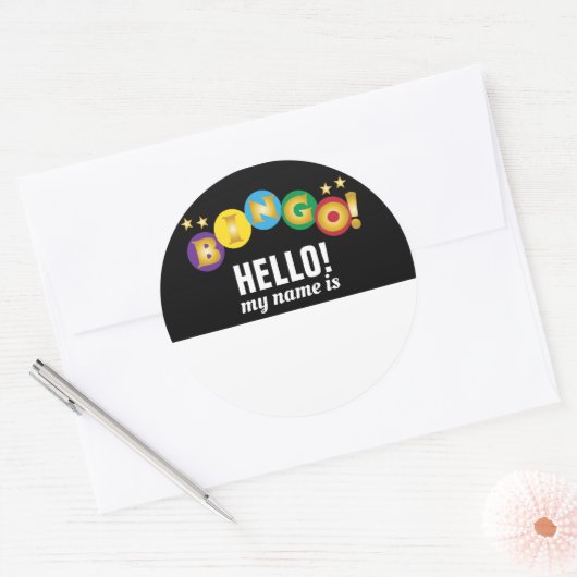 Bingo Hello Name Tag (Envelop)