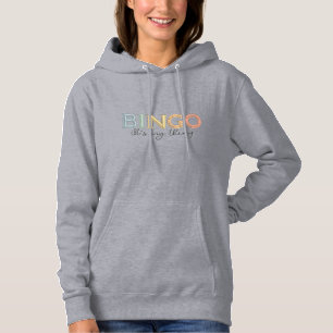 Bingo, het is mijn ding - pastel hoodie