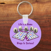 Bingo: Het leven is een spel Sleutelhanger (Voorkant)