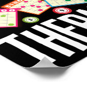 Bingo is beter dan Therapy Funny Lucky Gambling Poster (Hoek)