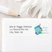 Bingo is mijn Game-o Funny Quote Etiket (Insitu)