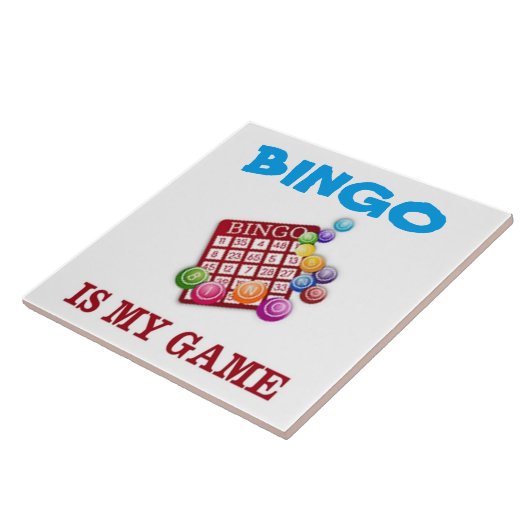 BINGO IS MIJN GAME TEGELTJE (Zijkant)