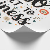 Bingo is mijn ticket naar geluk Grappig Bingo spel Cadeaupapier (Hoek)