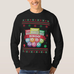 Bingo Jackpot Ugly KerstSweater T-shirt