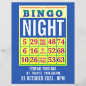 Bingo Kaart, Bingo Night Adverteren Flyer (Voorkant)