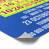 Bingo Kaart, Bingo Night Adverteren Poster (Hoek)