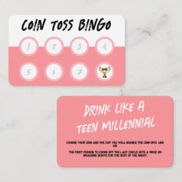 Bingo Kaart Drink spel voor feesten Visitekaartje