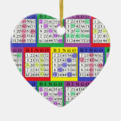 BINGO-Kaart | Kerstmis van BINGO Lover Keramisch Ornament (Voorkant)