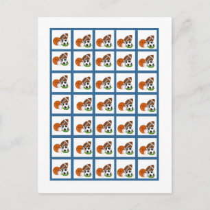 Bingo Kaart Markers All-star Blauw